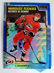 2020-21 O-Pee-Chee Platinum Marquee Rookies #184 Steven Lorentz Blue Surge